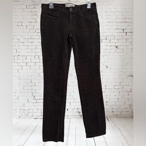 J. Crew Factory Chocolate Corduroy Matchstick Size 28R Pants